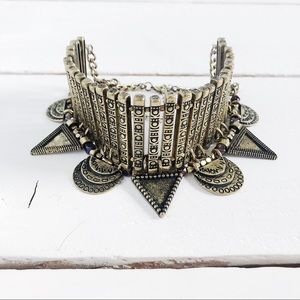 NEW Free People Cleopatra Metal Choker Brass